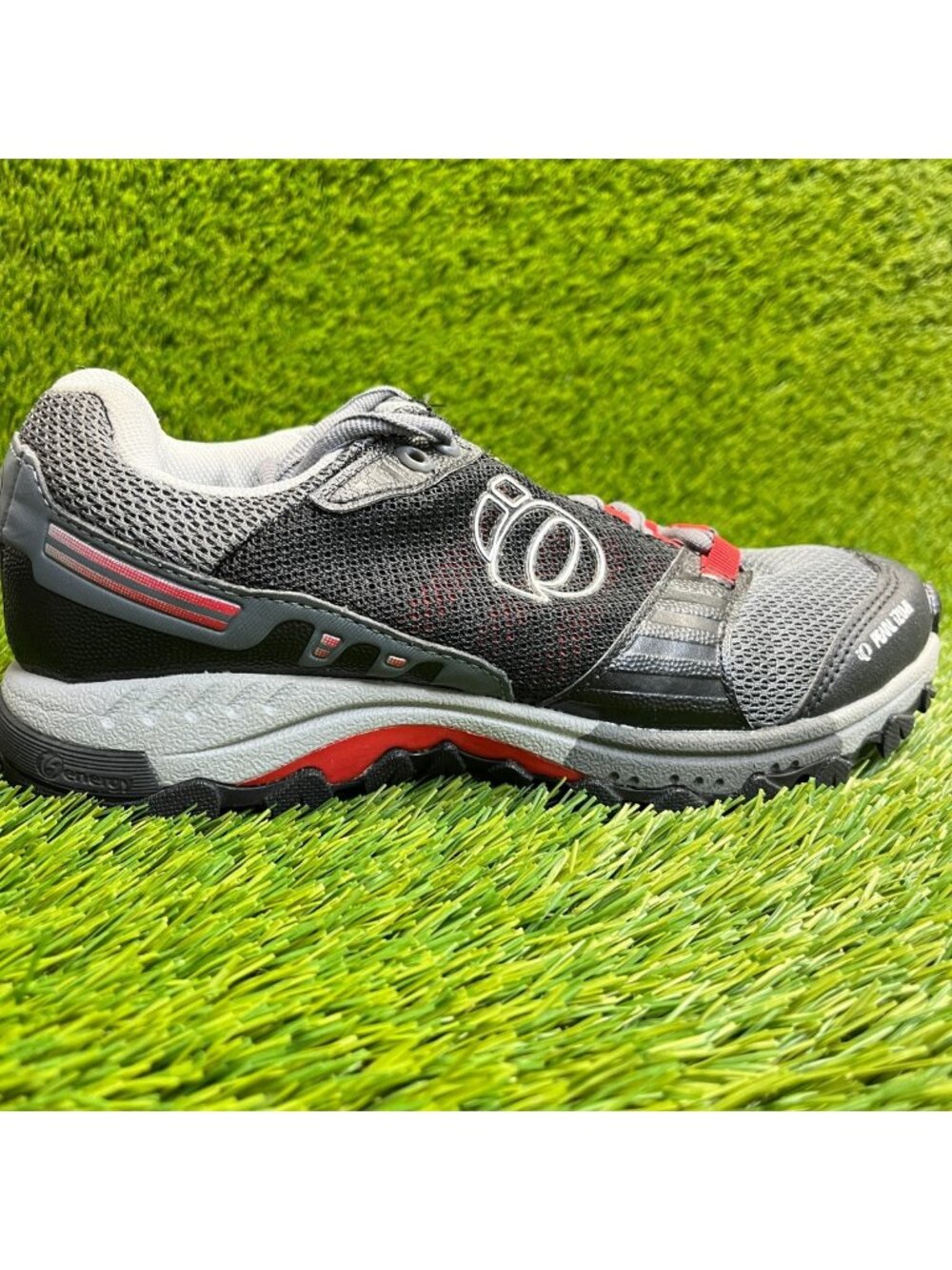 Pearl Izumi X-Alp Seek IV Mens Size 6.5 Black Gray Red Running Cycling Shoes